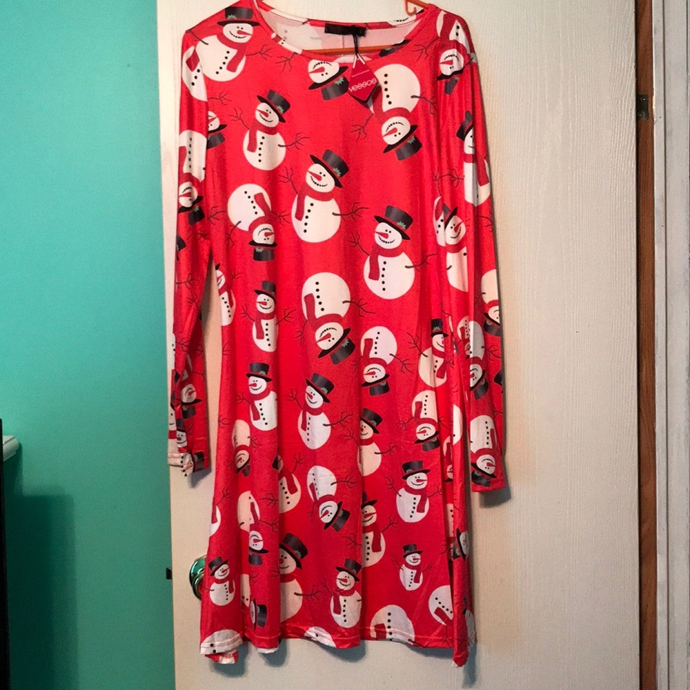 Snow man dress size XL
